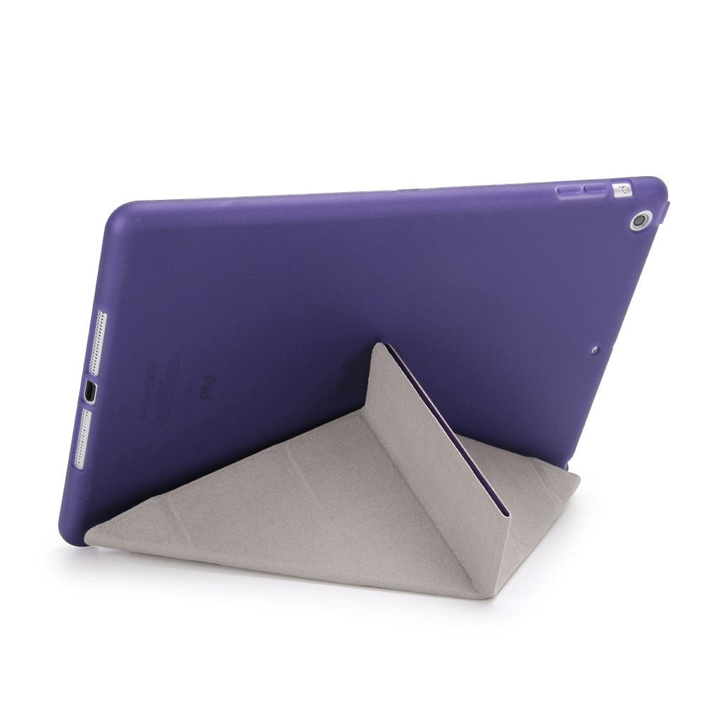 iPad (2018) / iPad (2017) Case - Flexible Origami Case - Purple