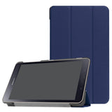 Samsung Galaxy Tab A 8.0 (2017) - Foldable Case with Stand Function - Dark blue