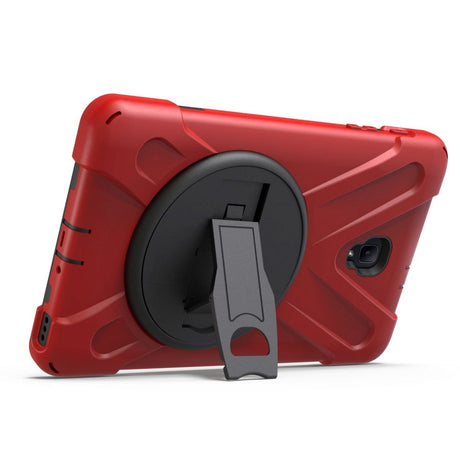 Samsung Galaxy Tab A 8.0 (2017) Durable Tough Case w. Flip Stand - Red