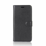 Samsung Galaxy S9+ (S9 Plus) Soft Pouch Leather Wallet Case Black