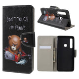 Samsung Galaxy A9 (2018) Leather Wallet Case Angry Bear