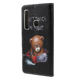 Samsung Galaxy A9 (2018) Leather Wallet Case Angry Bear