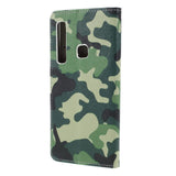 Samsung Galaxy A9 (2018) Leather Case w. Camouflage wallet