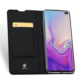 Samsung Galaxy S10+ (Plus) DUX DUCIS Skin Pro Series Thin Wallet - Black