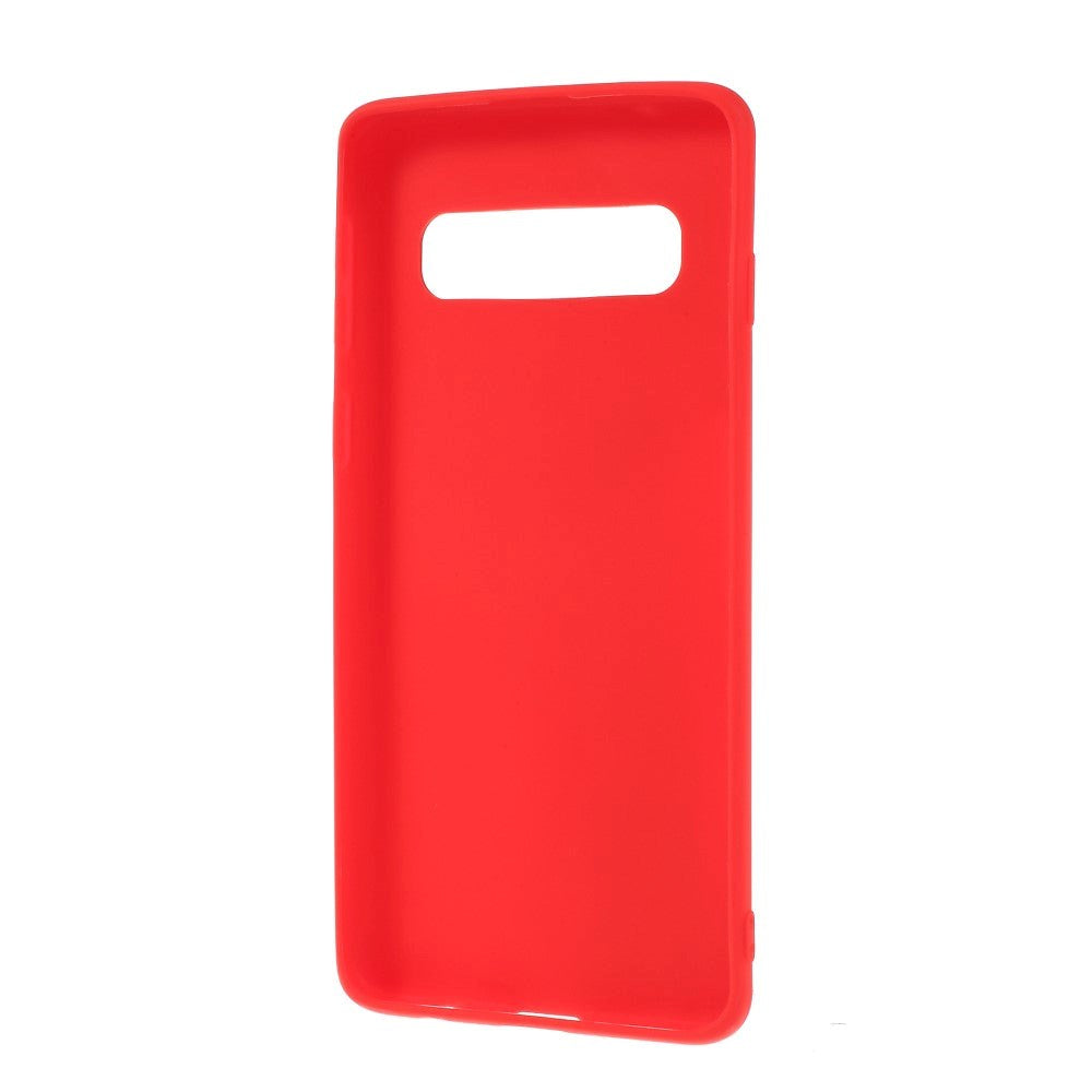 Samsung Galaxy S10 Matte Silicone Case - Red