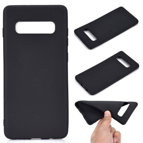 Samsung Galaxy S10+ (Plus) Flexible Plastic Case - Matte Black