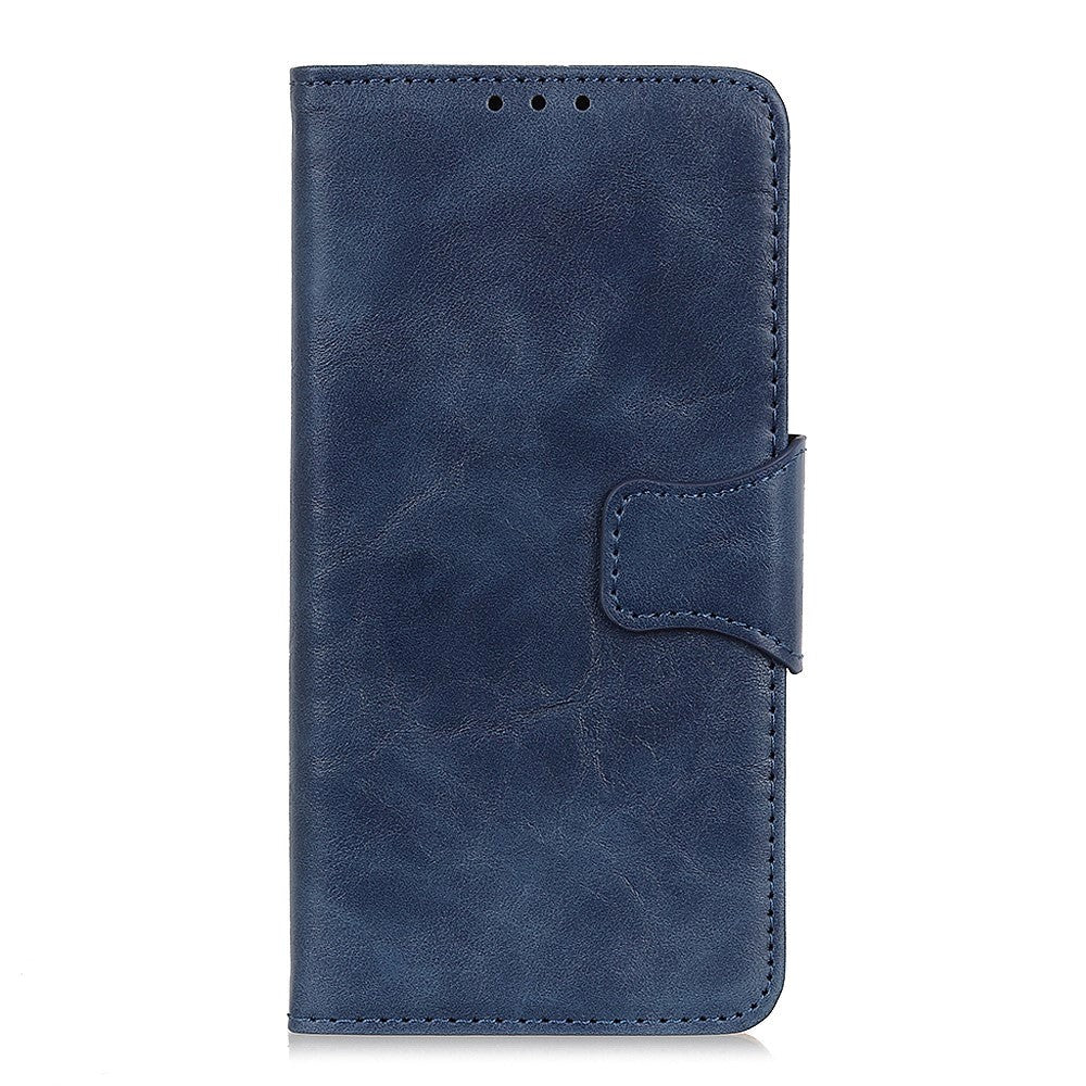 Samsung Galaxy A40 Neutral Leather Wallet Case Blue