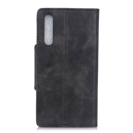 Samsung Galaxy A30s / A50 Leather Wallet Case - Black