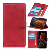 EIDERWOOD Samsung Galaxy A30s / A50 Faux Leather Flip Case with Cardholder & Stand Function - Red