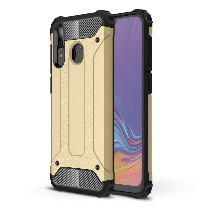 Samsung Galaxy A30 Heavy Duty Tough Case - Gold