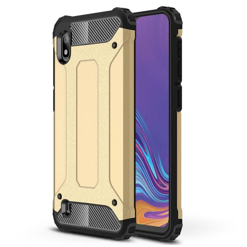 Samsung Galaxy A10 Heavy Duty Tough Case - Gold