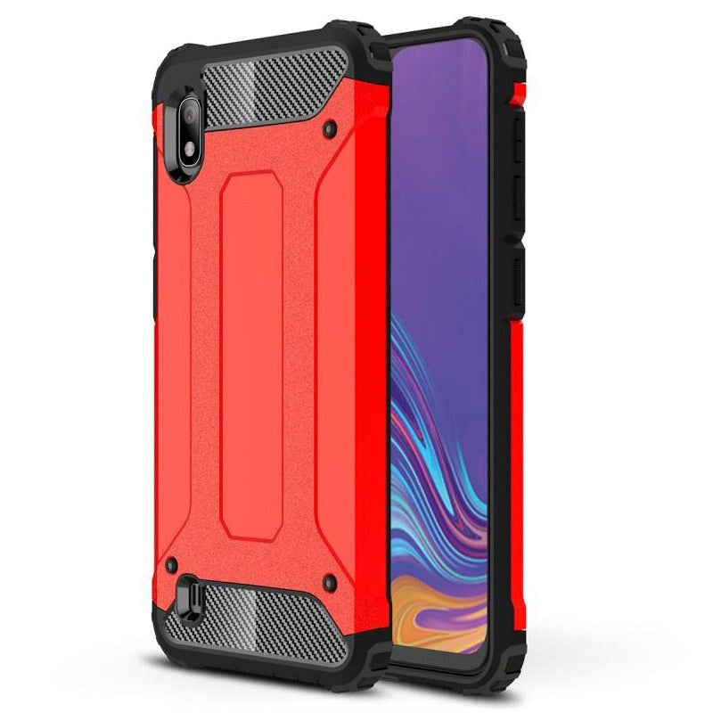 Samsung Galaxy A10 Heavy Duty Tough Case - Red