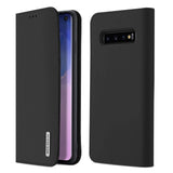 Samsung Galaxy S10 Dux Ducis Wish Series Wallet Case - Black