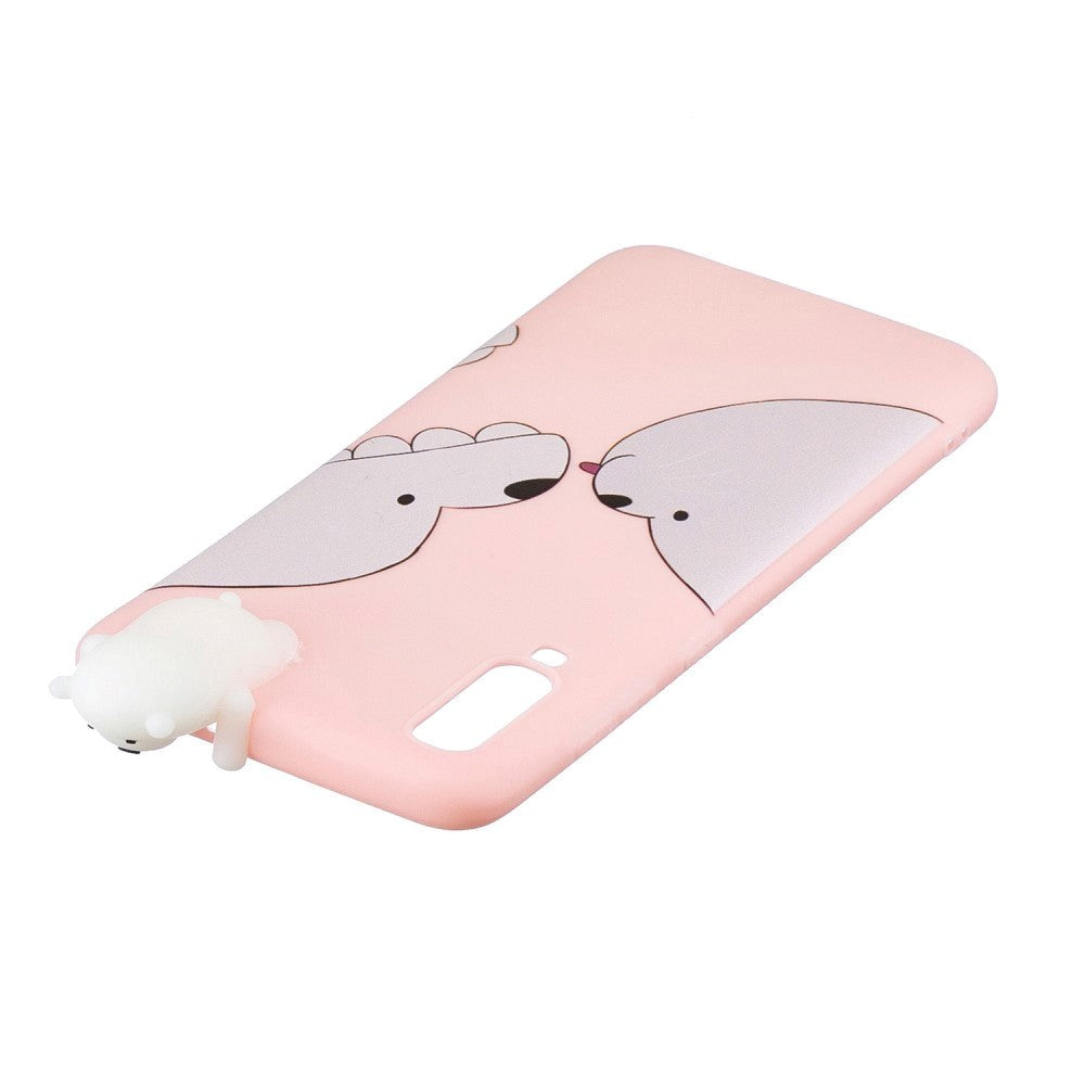 Samsung Galaxy A70 Flexible Plastic Case 3D Bears