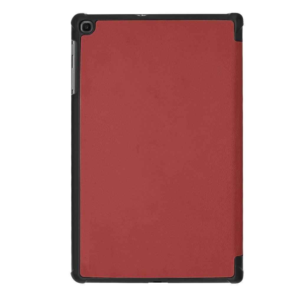 Samsung Galaxy Tab A 10.1" (2019) Foldable Leather Case with Stand Function - Bordeaux Red