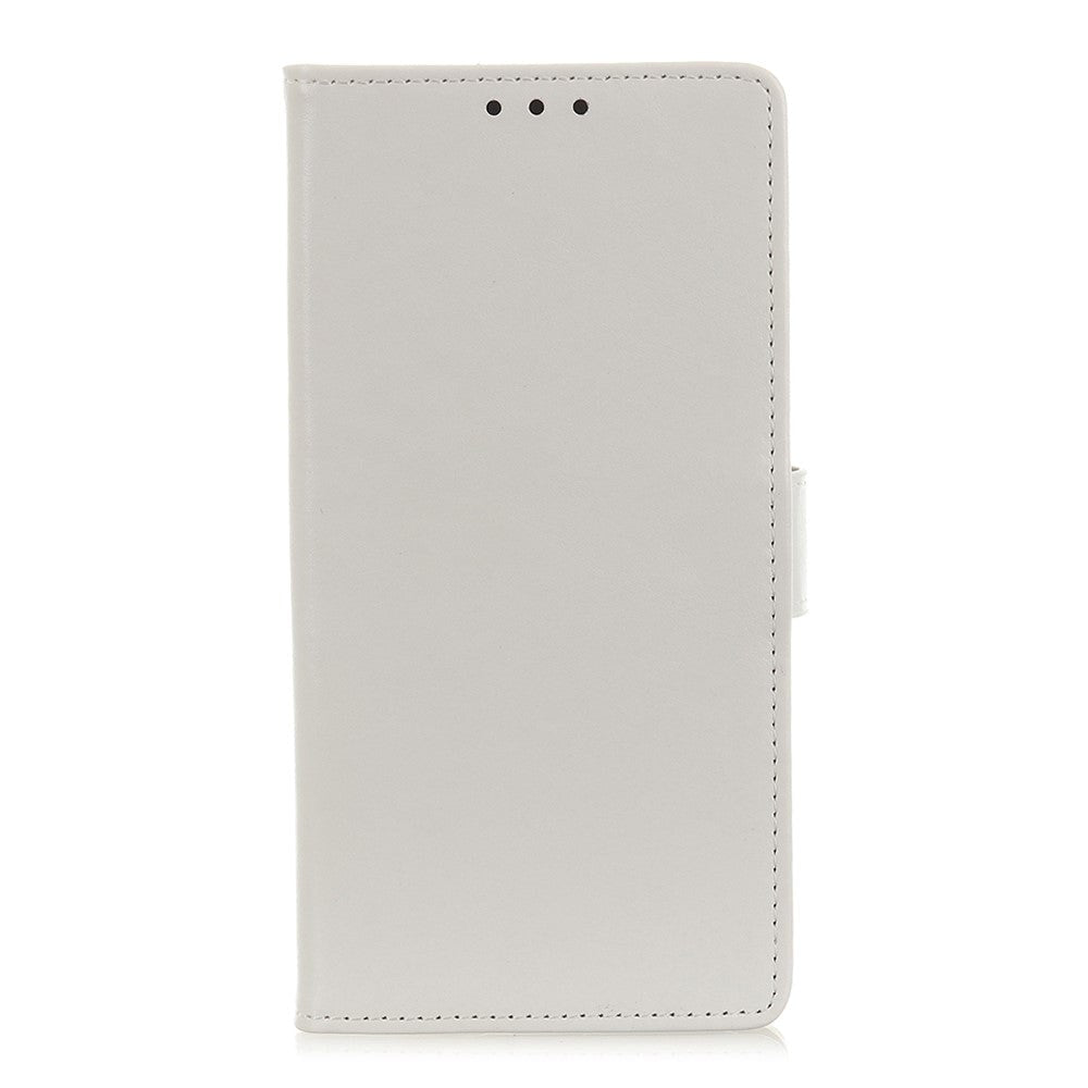 Samsung Galaxy A20e Leather Wallet Case White