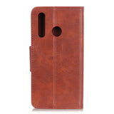 Samsung Galaxy A20s Neutral Leather Wallet Case Brown