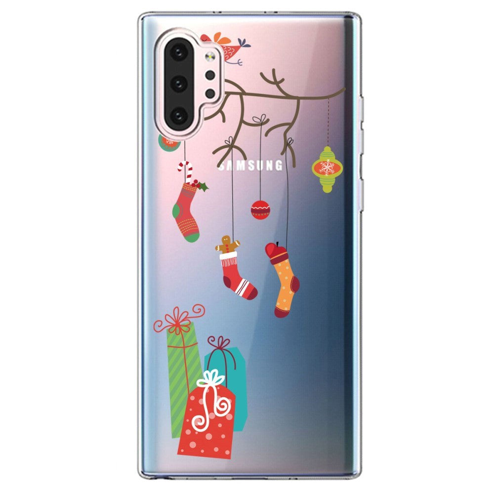 Samsung Galaxy Note 10+ (Plus) Flexible Plastic Christmas Case - Christmas Witch & Gifts