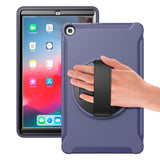 Samsung Galaxy Tab A 10.1 (2019) Tough Case w. Hand Holder - Dark Blue / Black