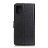 Samsung Galaxy A71 Soft Flip Case w. Card Holder & Stand - Black