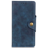 Samsung Galaxy A51 Vintage Leather Wallet Case - Blue