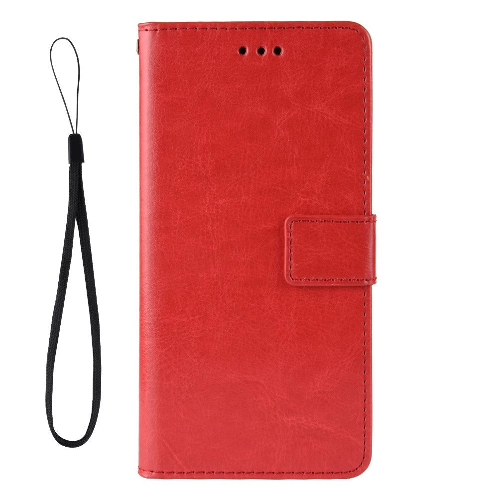 Samsung Galaxy A51 Leather Wallet Case & Strap - Red