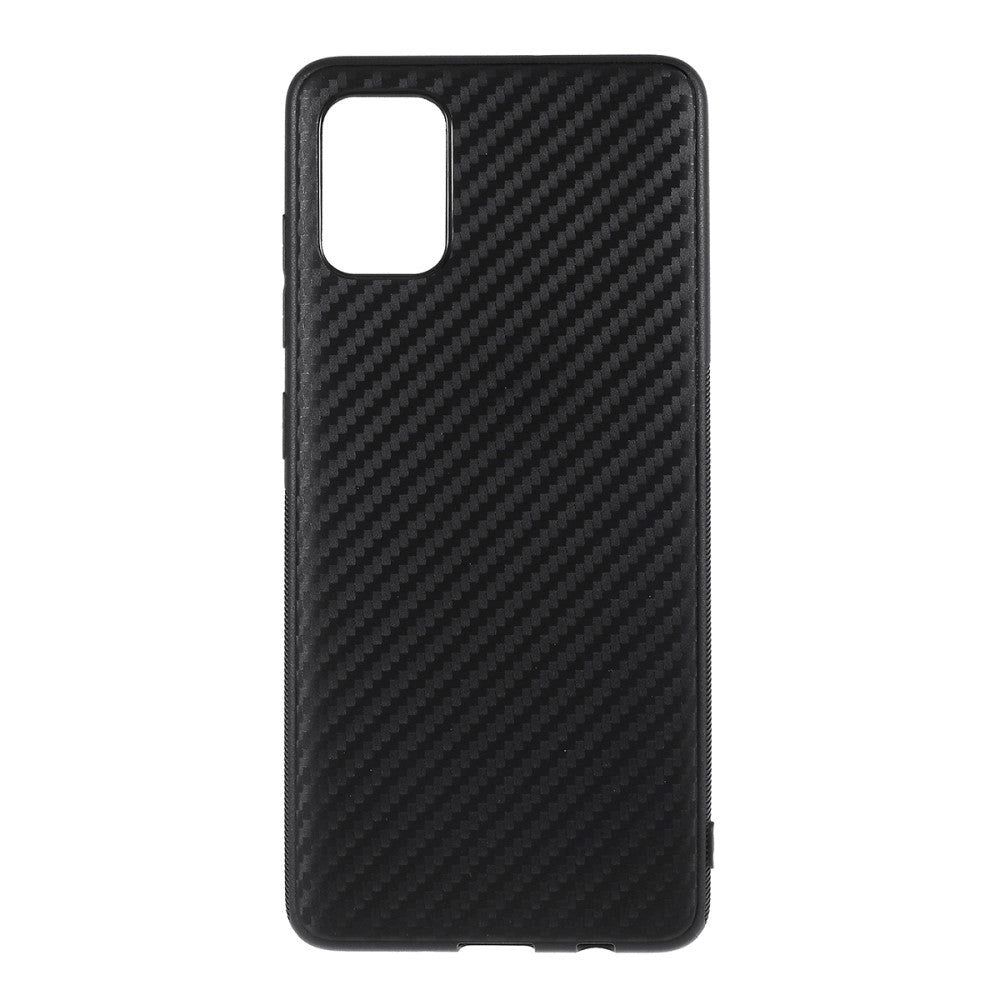 Samsung Galaxy A51 Carbon Fiber TPU Case - Black