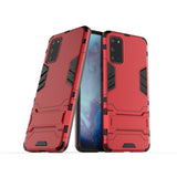 EIDERWOOD Samsung Galaxy S20 Tough Case with Kickstand - Red