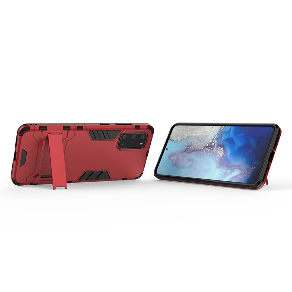 EIDERWOOD Samsung Galaxy S20 Tough Case with Kickstand - Red