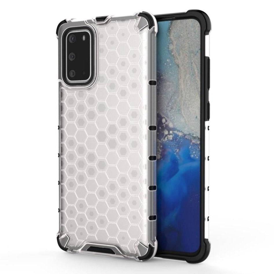 Samsung Galaxy S20+ (Plus) Honeycomb Pattern Case - Transparent