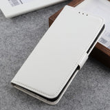 Samsung Galaxy XCover Pro Horse Leather Stand Wallet Case - White