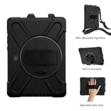 Samsung Galaxy Tab Active Pro Tough Case w. 360⁰ Foot & Shoulder Strap - Black