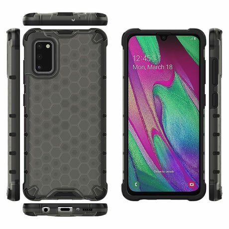 EIDERWOOD Samsung Galaxy A41 Honeycomb Hybrid Case - Black