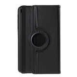 Samsung Galaxy Tab A 8.4 (2020) Litchi Leather Case w. 360 Degree Stand - Black