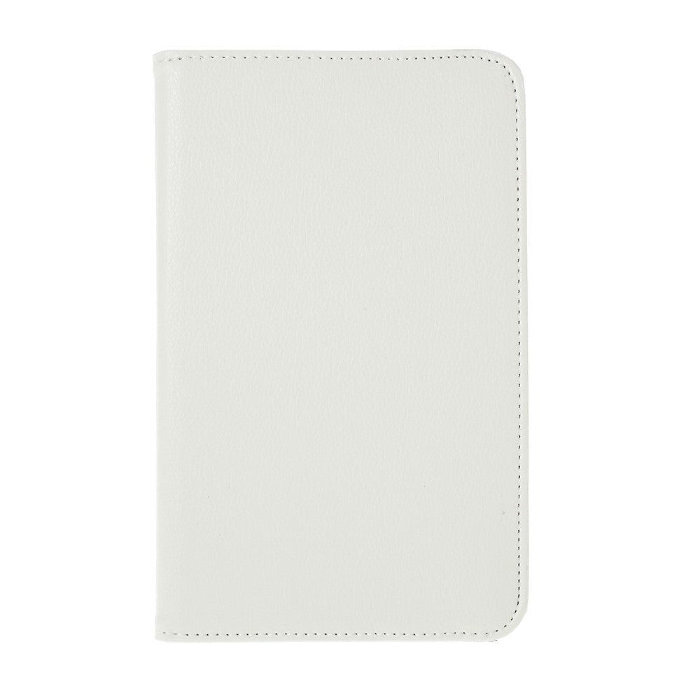 Samsung Galaxy Tab A 8.4 (2020) Litchi Leather Case w. 360 Degree Stand - White