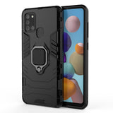 Samsung Galaxy A21s Tough Case w. Magnetic Kickstand - Black