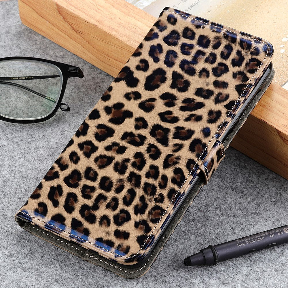 Samsung Galaxy Note 20 Leather Wallet Case - Leopard