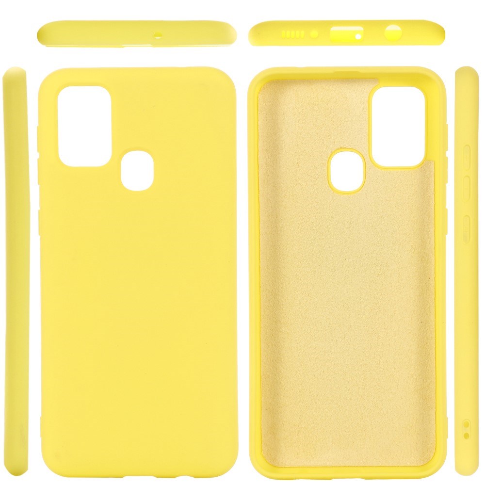 EIDERWOOD Samsung Galaxy A21s Silicone Case - Yellow