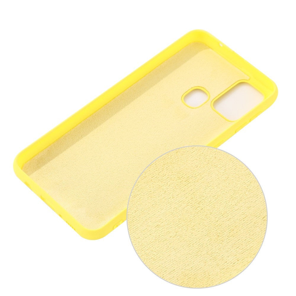 EIDERWOOD Samsung Galaxy A21s Silicone Case - Yellow