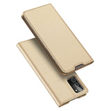 Samsung Galaxy Note 20 DUX DUCIS Skin Pro Series Leather Wallet Case - Gold