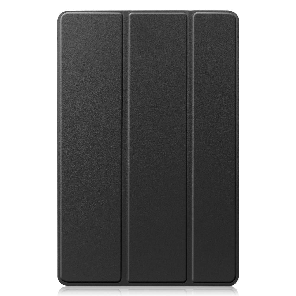 Samsung Galaxy Tab S8 / S7 Tri-Fold Leather Flip Cover - Black