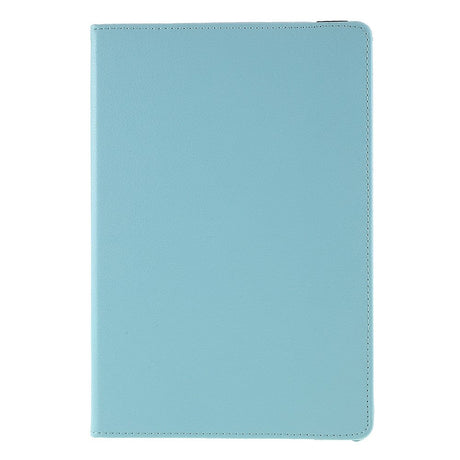 Samsung Galaxy Tab S7 Litchi Leather Case w. 360 Degree Stand - Light Blue