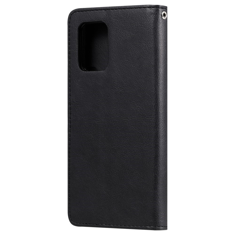 EIDERWOOD Samsung Galaxy S10 Lite 2-in-1 Faux Leather Flip Case - Black