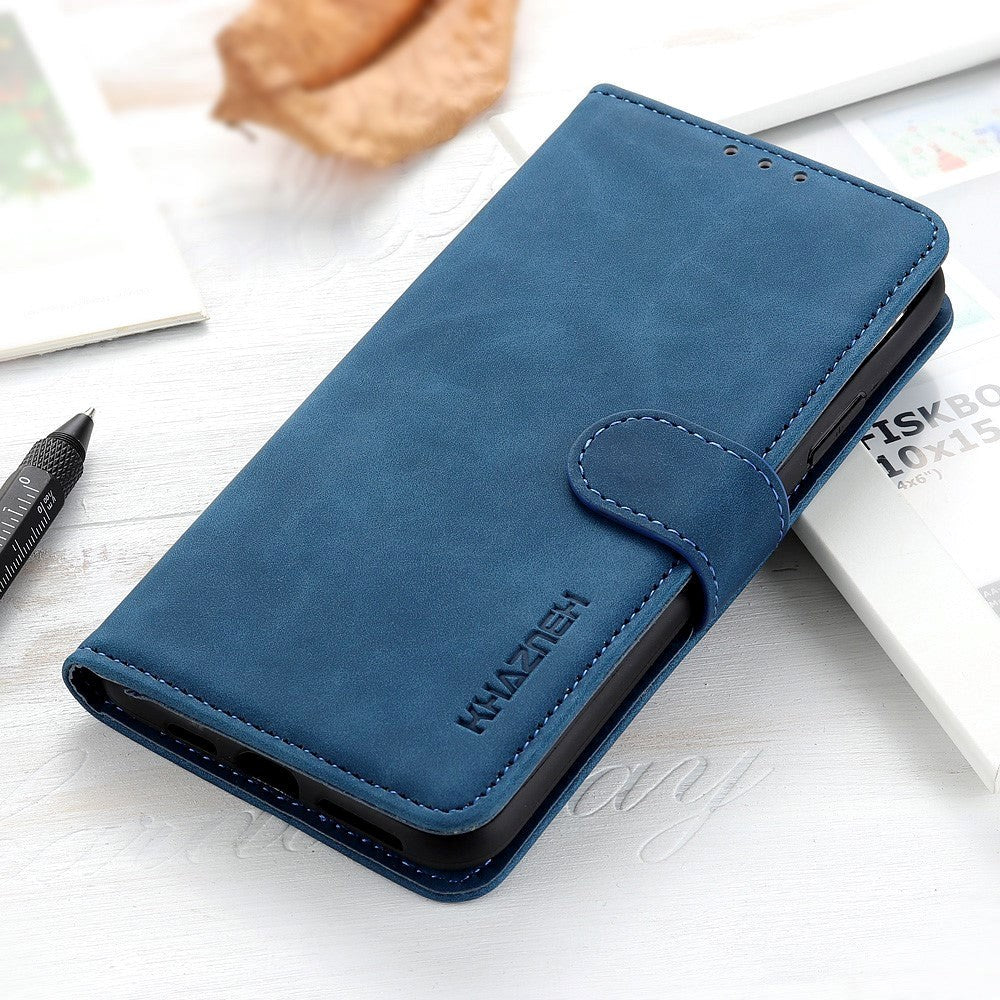 Samsung Galaxy S20 FE / S20 FE (5G) KHAZNEH Retro Leather Wallet Case - Blue