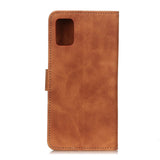 Samsung Galaxy S20 FE / S20 FE (5G) KHAZNEH Retro Leather Wallet Case - Brown