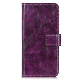 Samsung Galaxy S20 FE / S20 FE (5G) Shiny Neutral Leather Wallet Case - Purple