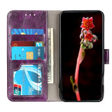 Samsung Galaxy S20 FE / S20 FE (5G) Shiny Neutral Leather Wallet Case - Purple