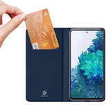 Samsung Galaxy S20 FE / S20 FE (5G) DUX DUCIS Skin Pro Series Thin Wallet Case - Blue