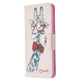 Samsung Galaxy A42 5G Leather Wallet Case - Giraffe