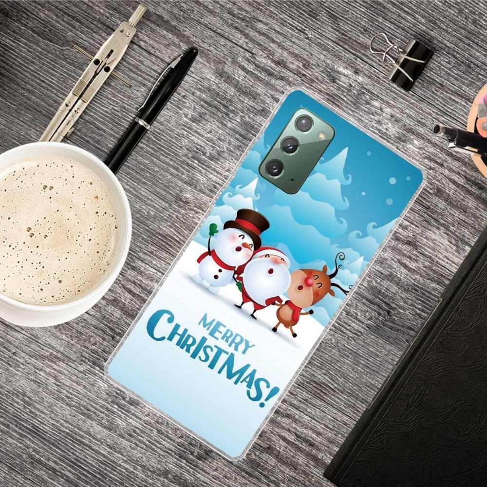 Samsung Galaxy Note 20 Flexible Plastic Christmas Case - Christmas Song